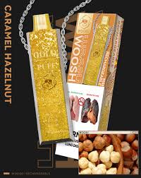 Woosh Caramel Hazenut Vape 9000 Rechargeable