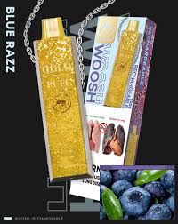 Woosh Blue Razz Vape 9000 Rechargeable